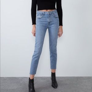 Zara slim fit high-rise jeans